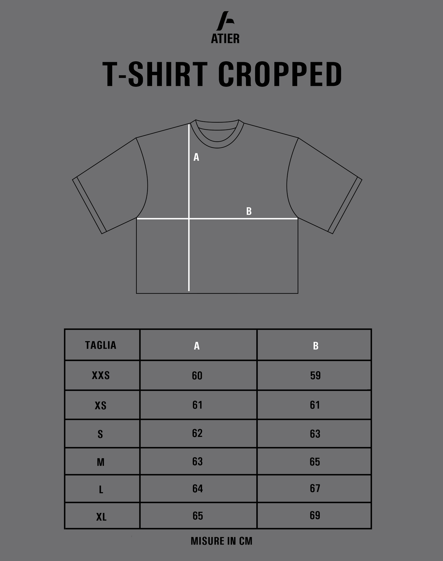 T-Shirt “Thunderbolt” Cropped Destroyed