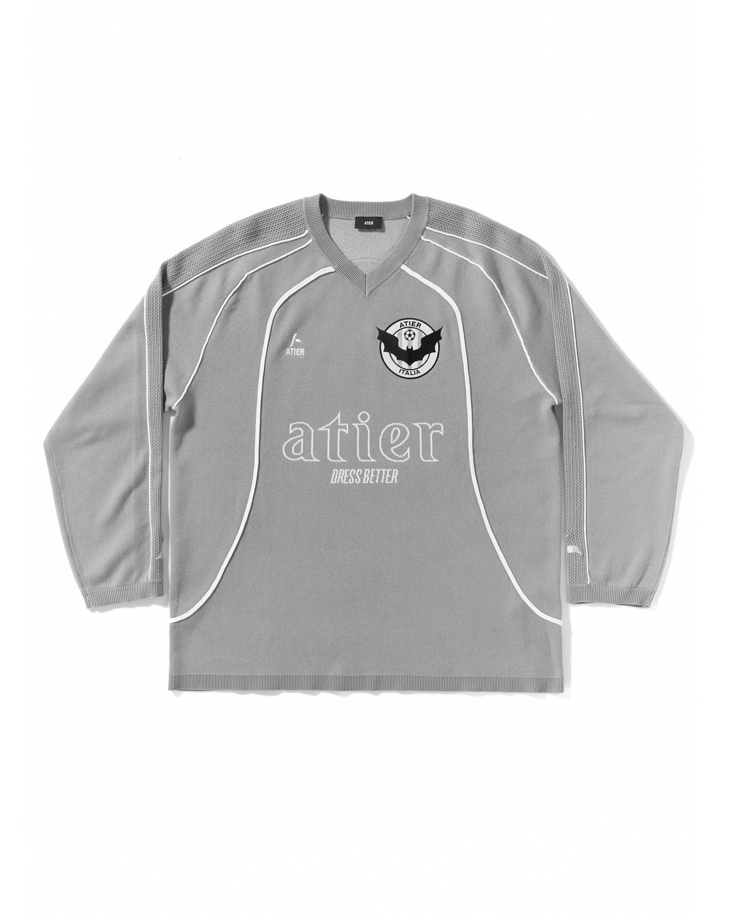 Maglia "Soccer" jacquard con ricami