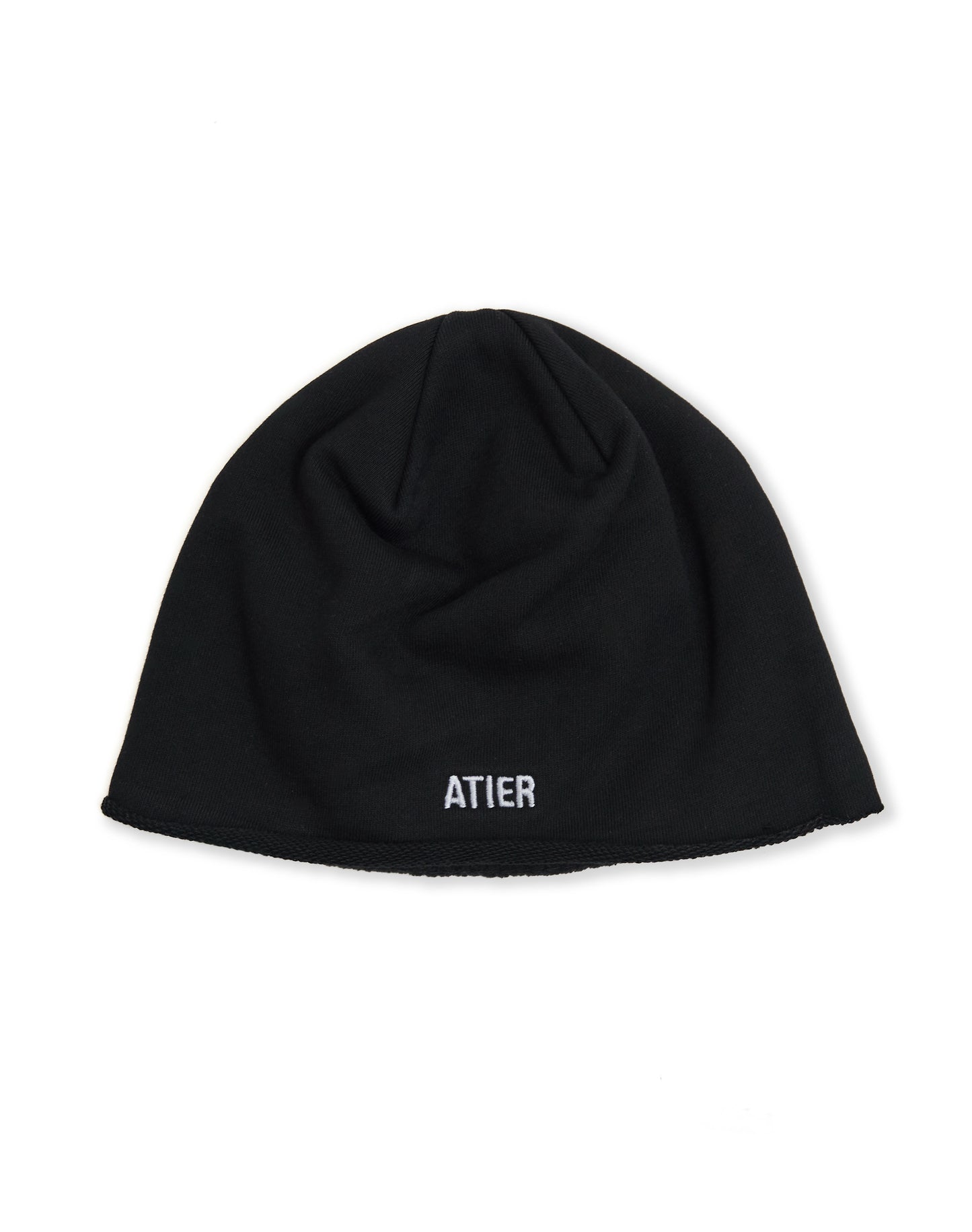 Cappello beanie in 100% cotone con ricami e imbottito in pile