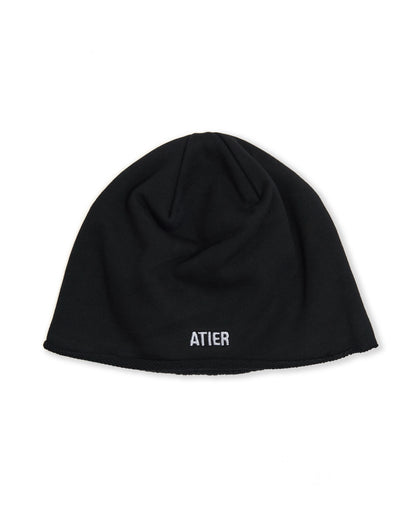 Cappello beanie in 100% cotone con ricami e imbottito in pile