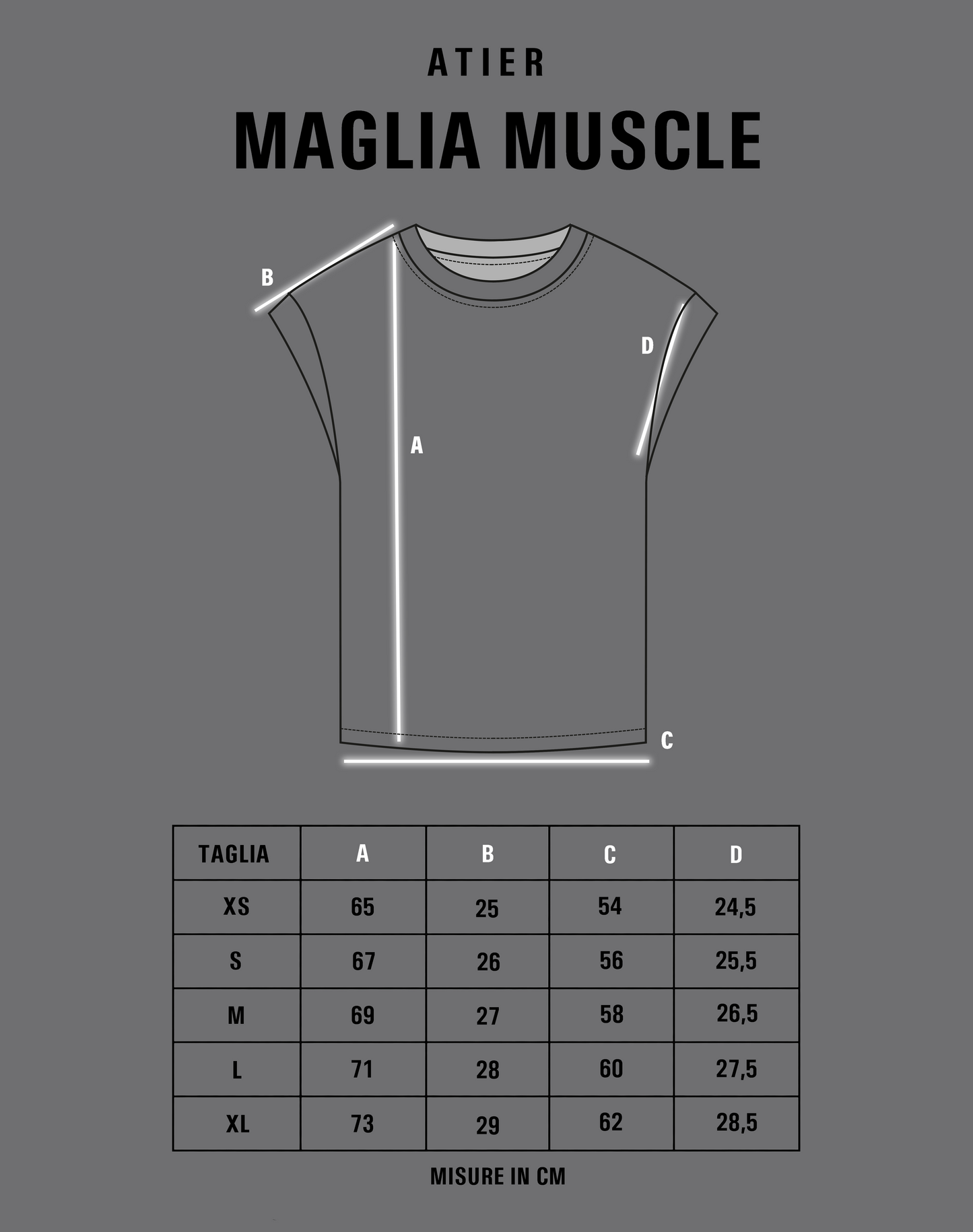 Maglia muscle in 100% cotone con logo ricamato e tagli/lacerature
