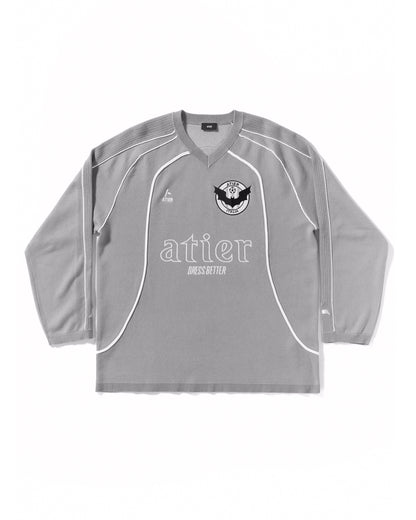 Maglia "Soccer" jacquard con ricami