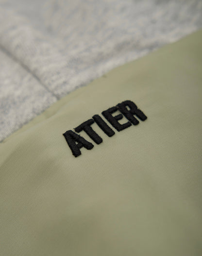 Bomber imbottito reversibile in 100% cotone con cappuccio e ricami 3D (PRE ORDER)