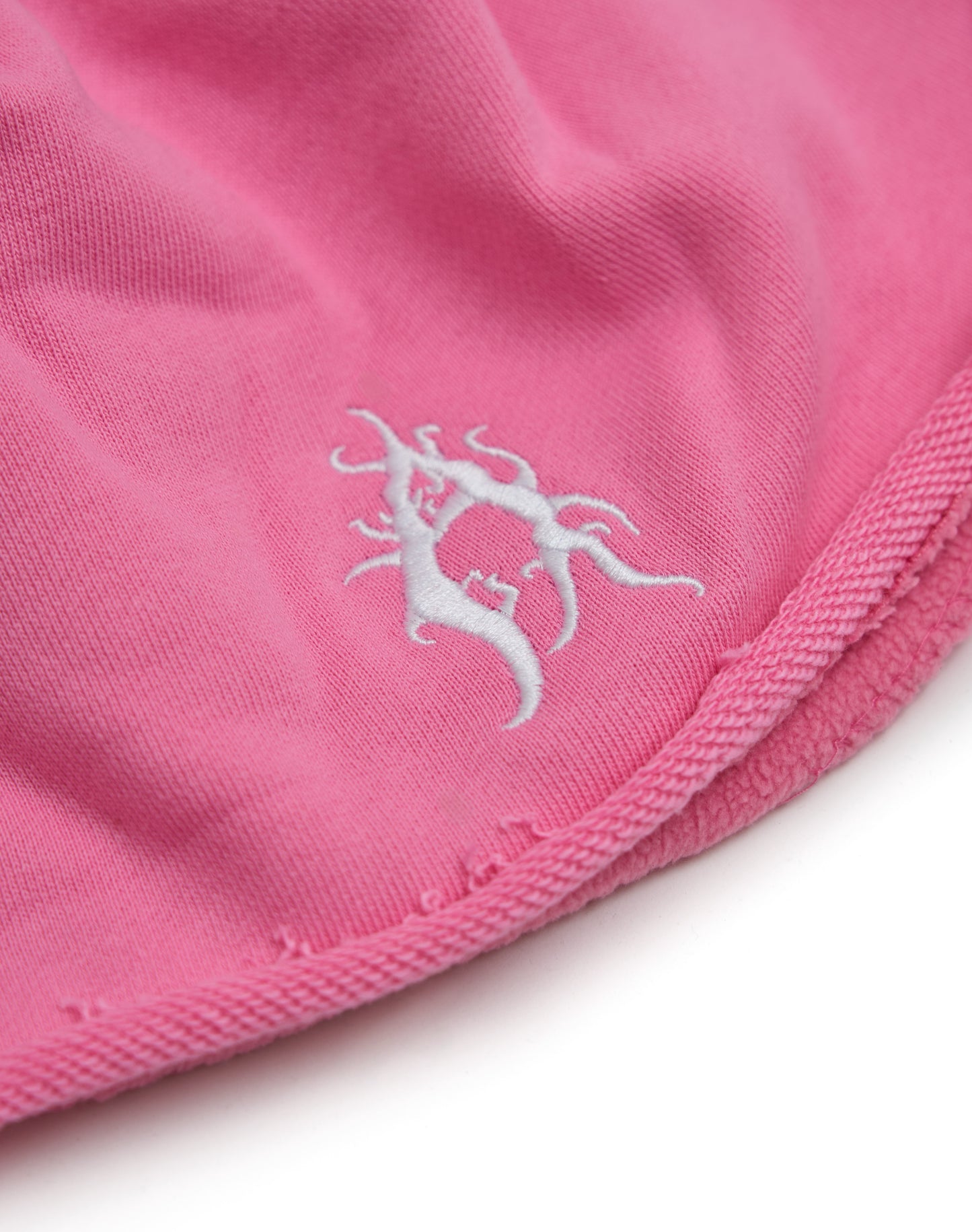 Cappello beanie in 100% cotone con ricami e imbottito in pile