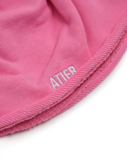 Cappello beanie in 100% cotone con ricami e imbottito in pile