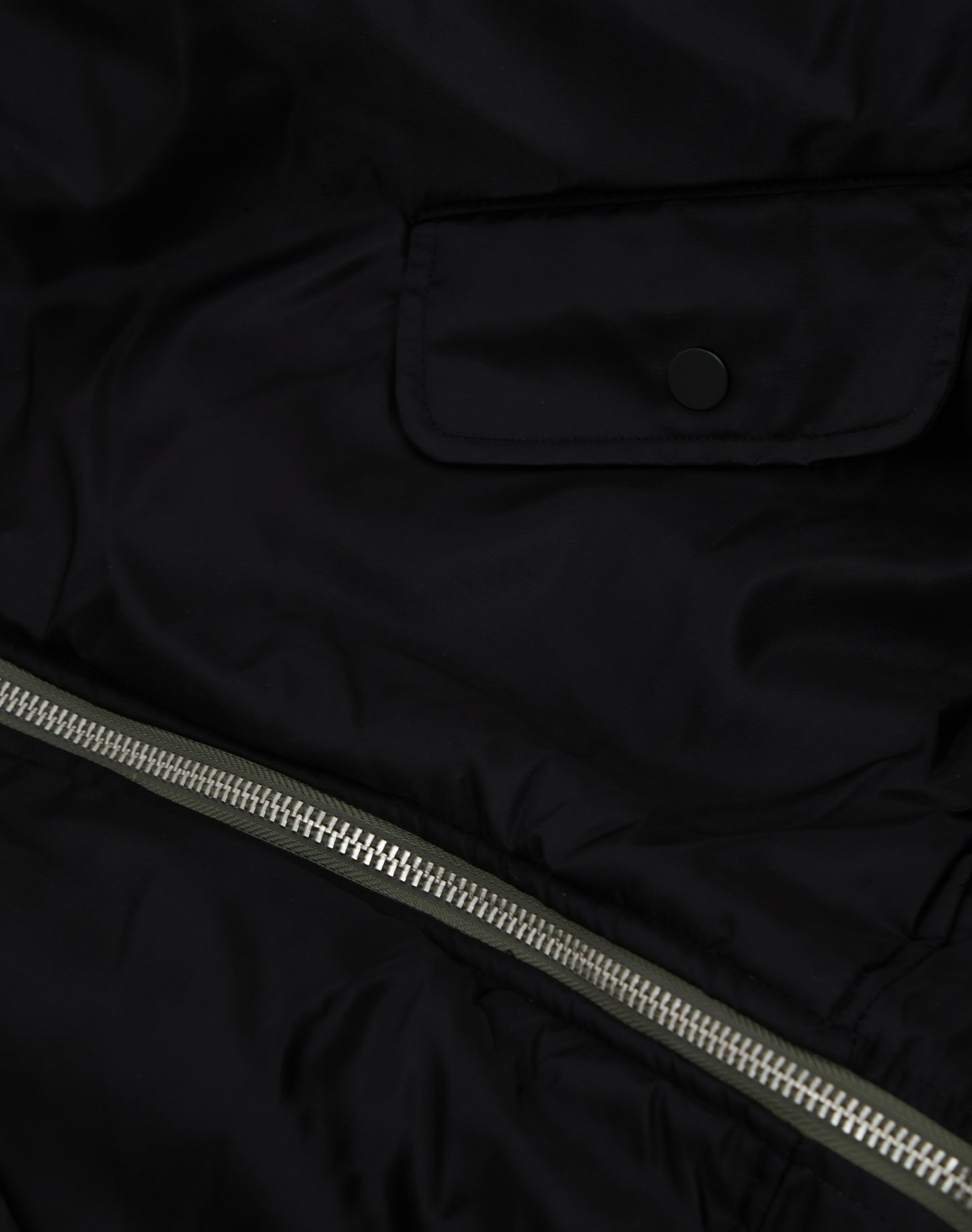 Bomber imbottito reversibile in 100% cotone con cappuccio e ricami 3D